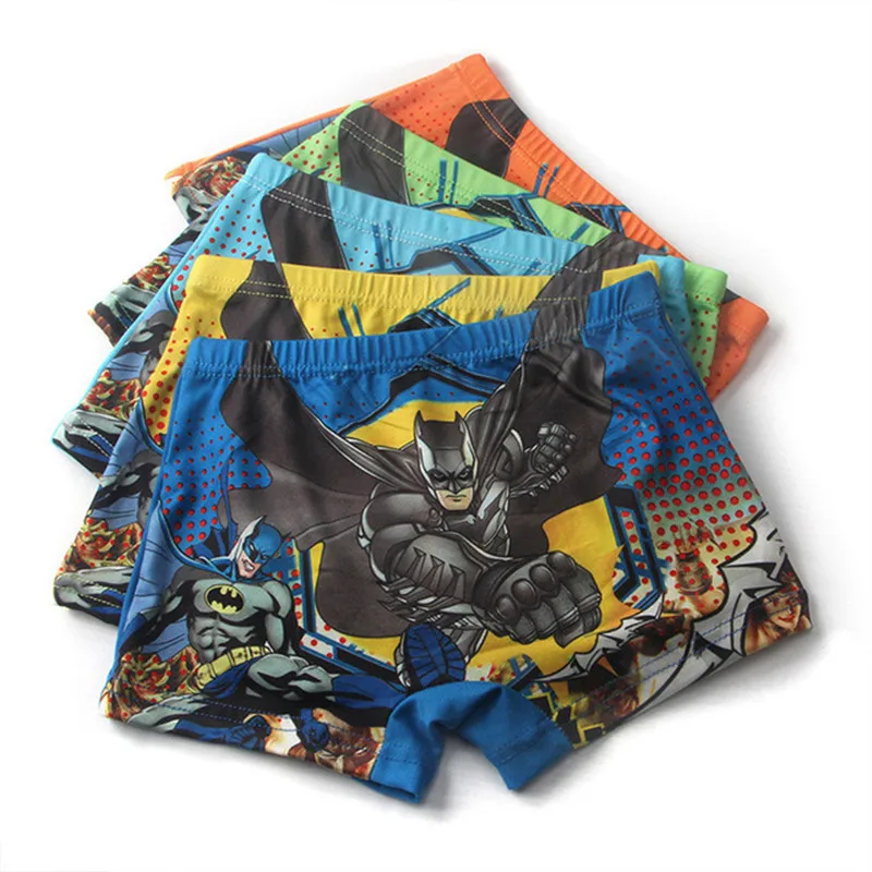 Hot Sale Cartoon Boys Boxer Underwear 5Pcs/lot Batman Children For 3-10Teenager Baby Boys Shorts Cotton Briefs Boys Underwear
Hot Sale Cartoon Boys Boxer Underwear 5Pcs/lot Batman Children For 3-10Teenager Baby Boys Shorts Cotton Briefs Boys Underwear