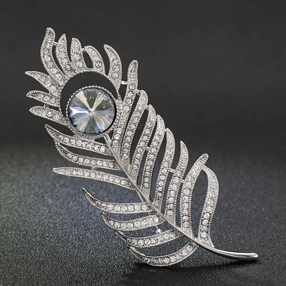 Rhinestone Crystals Feather Brooch Pin Broach For Woman Jewelry Dress Bag Accessories 04751
Rhinestone Crystals Feather Brooch Pin Broach For Woman Jewelry Dress Bag Accessories 04751
