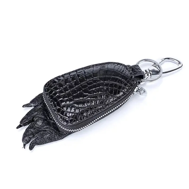 Real Alligator Claw Designer 100% Genuine Crocodile Leather Men's Black Keyring Bag Case Male Car Key Wallet Man Key Pack Bag
Real Alligator Claw Designer 100% Genuine Crocodile Leather Men's Black Keyring Bag Case Male Car Key Wallet Man Key Pack Bag
