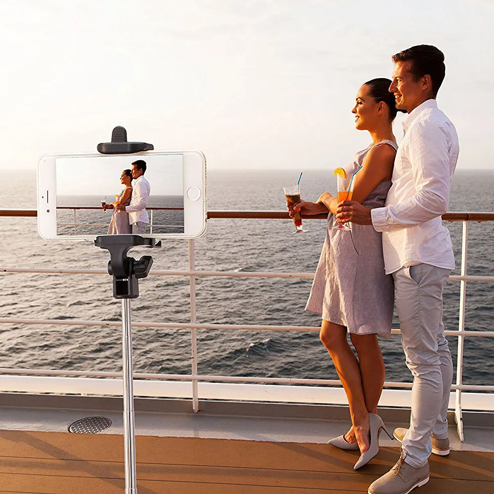 Portefeuille Selfie Stick Monopod Tripod Bluetooth Wireless Stand For Apple iPhone X 7 Plus 8 6 Samsung Galaxy S9 Plus S8 Holder (4)