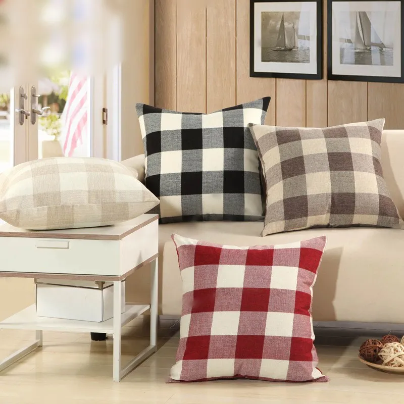 High Quality 45x45cm Modern Minimalist Lattice Cushion Cotton Linen 4-colors Car Soft Cushion Pillowcase Nordic Decorative
High Quality 45x45cm Modern Minimalist Lattice Cushion Cotton Linen 4-colors Car Soft Cushion Pillowcase Nordic Decorative