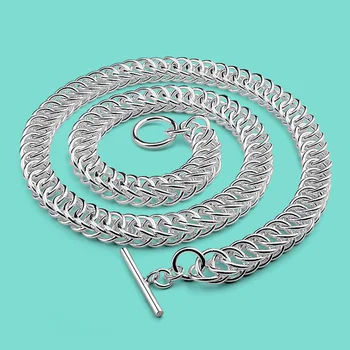 Fashion Men's 925 sterling silver necklace whip chain design solid silver necklace 10mm51cm size men's charm jewelry best gift
Fashion Men's 925 sterling silver necklace whip chain design solid silver necklace 10mm51cm size men's charm jewelry best gift