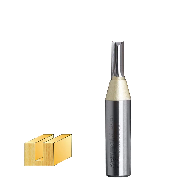 T.c. T инструменты для деревообработки TCT Прямой фрезерный станок Arden A0107|router bit|arden