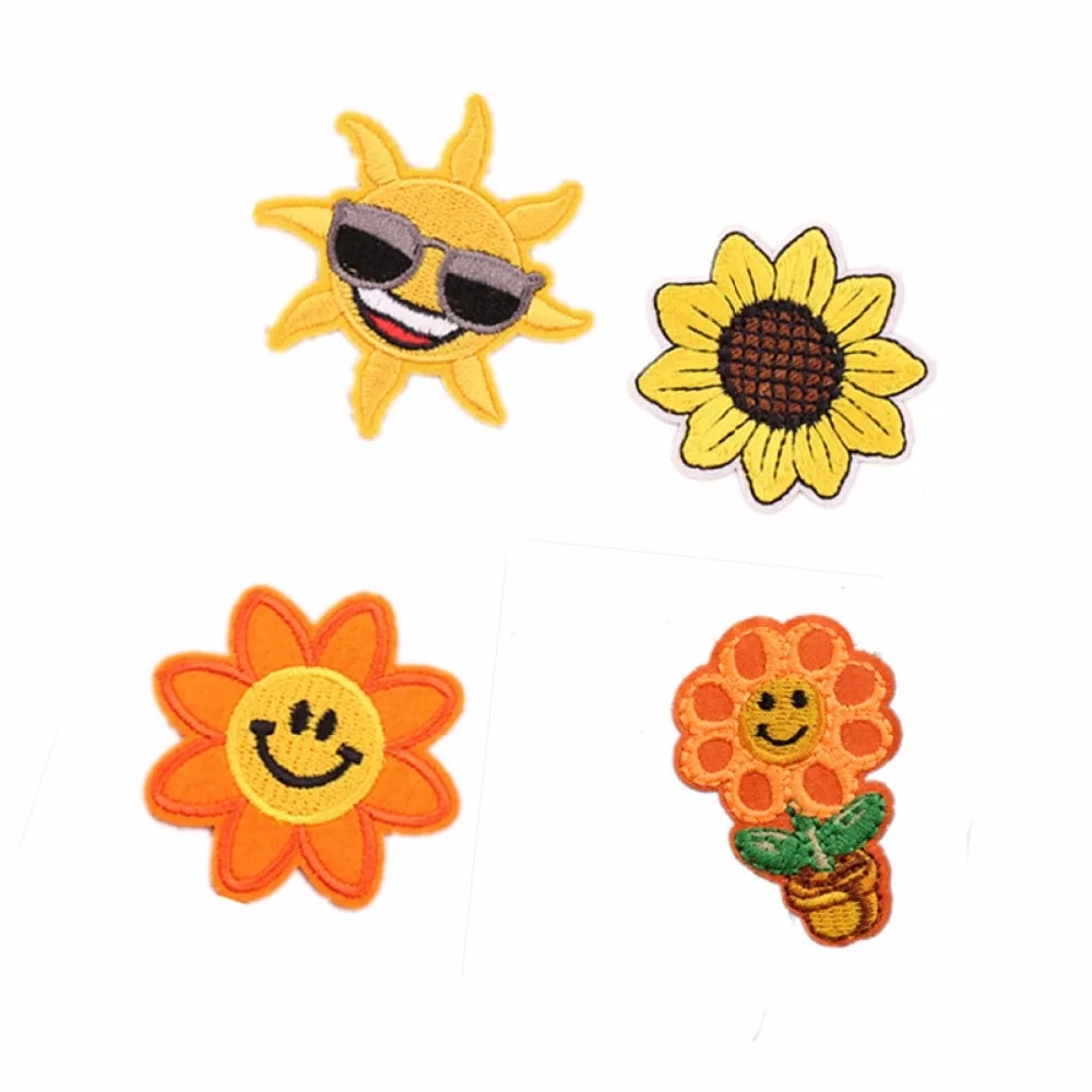 10 PCS Sun Flower Embroidery Patch Iron On Patches For Clothes Sunflower Embroideried Patches DIY Decoration Floral Appliques
10 PCS Sun Flower Embroidery Patch Iron On Patches For Clothes Sunflower Embroideried Patches DIY Decoration Floral Appliques