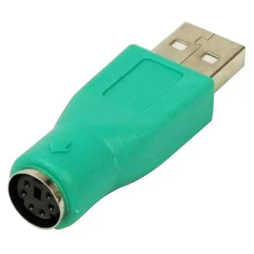 2 шт./лот PS/2 гнездо-USB 0 адаптер для ПК клавиатура мышь | Электроника