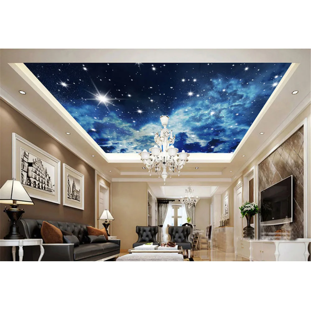 3D Murals Ceiling Wallpaper For Walls DIY Fabric Printed Beautiful Starry Stars Scenery Wall Papers Living
3D Murals Ceiling Wallpaper For Walls DIY Fabric Printed Beautiful Starry Stars Scenery Wall Papers Living