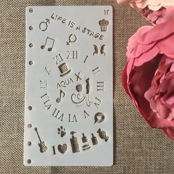 1Pcs A6 Music Note Clock DIY Craft Layering Stencils Wall Painting Scrapbooking Stamping Embossing Album Paper Card Template
1Pcs A6 Music Note Clock DIY Craft Layering Stencils Wall Painting Scrapbooking Stamping Embossing Album Paper Card Template
