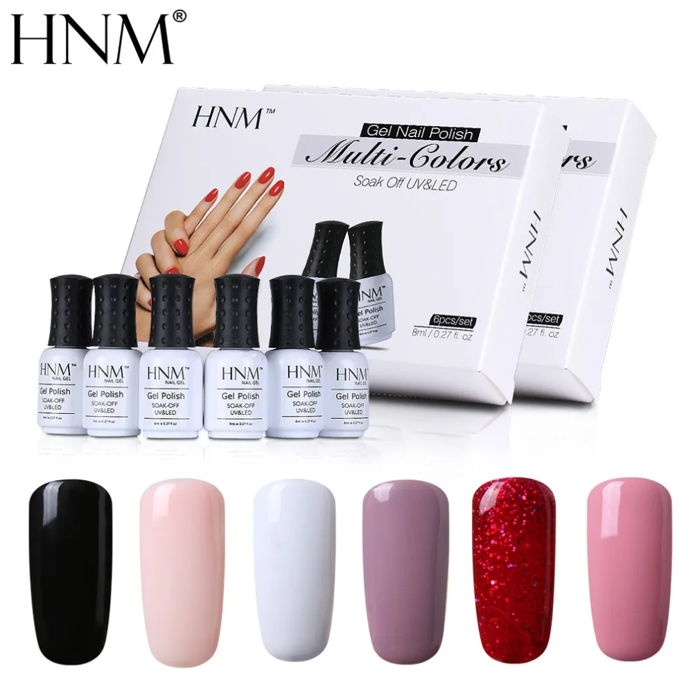 HNM 6Pcs/Set Hybrid Varnish UV Gel Nail Polish Stamping Set Nail Polish Gift Box Semi Permanent Solid Gelpolish DIY Kit 8ML
HNM 6Pcs/Set Hybrid Varnish UV Gel Nail Polish Stamping Set Nail Polish Gift Box Semi Permanent Solid Gelpolish DIY Kit 8ML