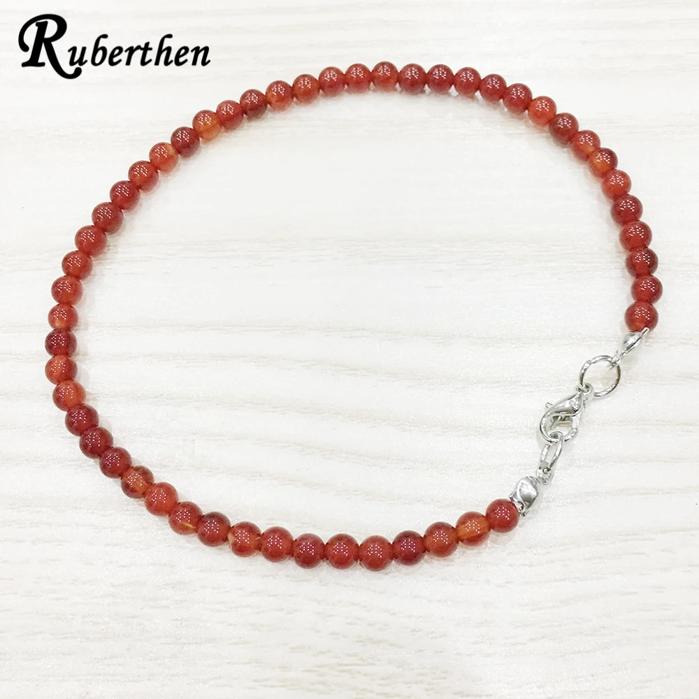 Ruberthen Carnelian Anklet 4 mm Trendy Stone Bracelet Mini Gem Stone Energy Jewelry
Ruberthen Carnelian Anklet 4 mm Trendy Stone Bracelet Mini Gem Stone Energy Jewelry