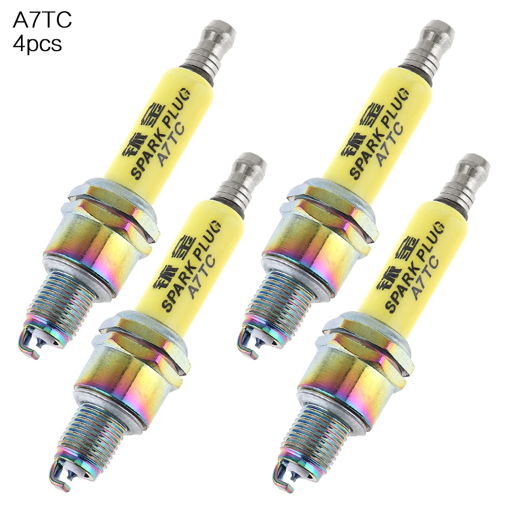 4pcs A7TC Motorcycle Iridium Nozzles Spark Plugs ATRTC CR6HSA CR7HSA CR7HGP for GY6125 Pedal Motorcycle / Horizontal Type 110
4pcs A7TC Motorcycle Iridium Nozzles Spark Plugs ATRTC CR6HSA CR7HSA CR7HGP for GY6125 Pedal Motorcycle / Horizontal Type 110