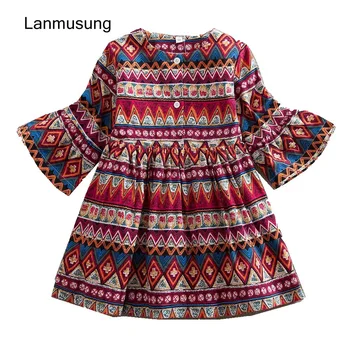 girl party dress long sleeve cotton girl clothes baby girl dress Bohemian printed dresses pattern princess style clothes
girl party dress long sleeve cotton girl clothes baby girl dress Bohemian printed dresses pattern princess style clothes