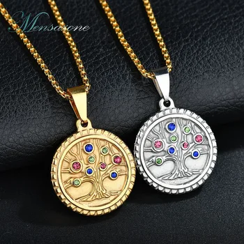 MENSAZONE New Arrival Colorful Cubic Zirconia Stone Tree of Life Necklaces & Pendants for Women Fashion Jewelry
MENSAZONE New Arrival Colorful Cubic Zirconia Stone Tree of Life Necklaces & Pendants for Women Fashion Jewelry