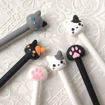 28 pcs/Lot Cute cat pen Cartoon claw gel pens 0.5mm black Lovely kitties Stationery Office accessories School supplies F588
28 pcs/Lot Cute cat pen Cartoon claw gel pens 0.5mm black Lovely kitties Stationery Office accessories School supplies F588