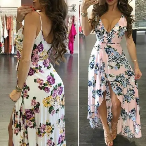 Thefound Hot Women Summer Boho Style Dress Ladies Irregular Ruffles Print Chiffon Sling Dress
Thefound Hot Women Summer Boho Style Dress Ladies Irregular Ruffles Print Chiffon Sling Dress