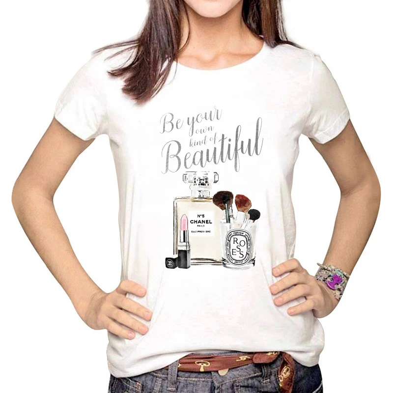 TEEHUB 2019 New Women Fashion Retro Perfume Flower Bottle Design T-Shirt Casual Short Sleeve Tee Novelty Tops
TEEHUB 2019 New Women Fashion Retro Perfume Flower Bottle Design T-Shirt Casual Short Sleeve Tee Novelty Tops