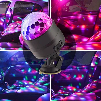 DC 5V USB Sound Control LED RGB Crystal Magic Rotating Ball Stage Light 4W Laser Car Projector Party Disco Lighting Effect Lamp
DC 5V USB Sound Control LED RGB Crystal Magic Rotating Ball Stage Light 4W Laser Car Projector Party Disco Lighting Effect Lamp
