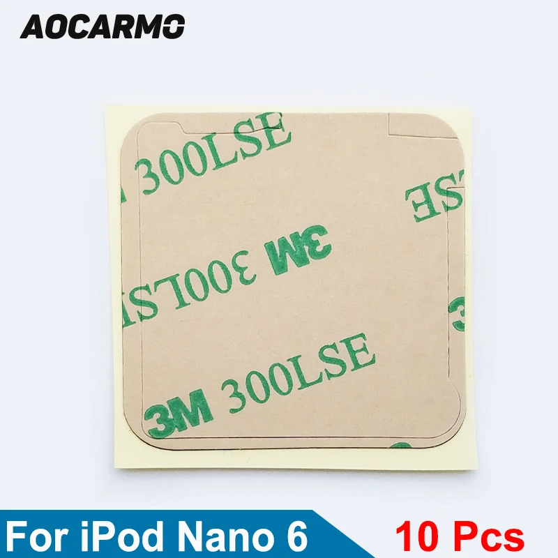Aocarmo 10Pcs/Lot LCD Display Screen Sticker Adhesive For iPod Nano 6 Gen 6th 300LSE Tape
Aocarmo 10Pcs/Lot LCD Display Screen Sticker Adhesive For iPod Nano 6 Gen 6th 300LSE Tape