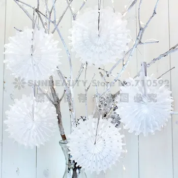14"/35cm 10x Wedding Fan Tissue Paper Fan Snowflake Flowers Hanging Fans Paper Crafts for Wedding Home Cake Space Decor
14"/35cm 10x Wedding Fan Tissue Paper Fan Snowflake Flowers Hanging Fans Paper Crafts for Wedding Home Cake Space Decor