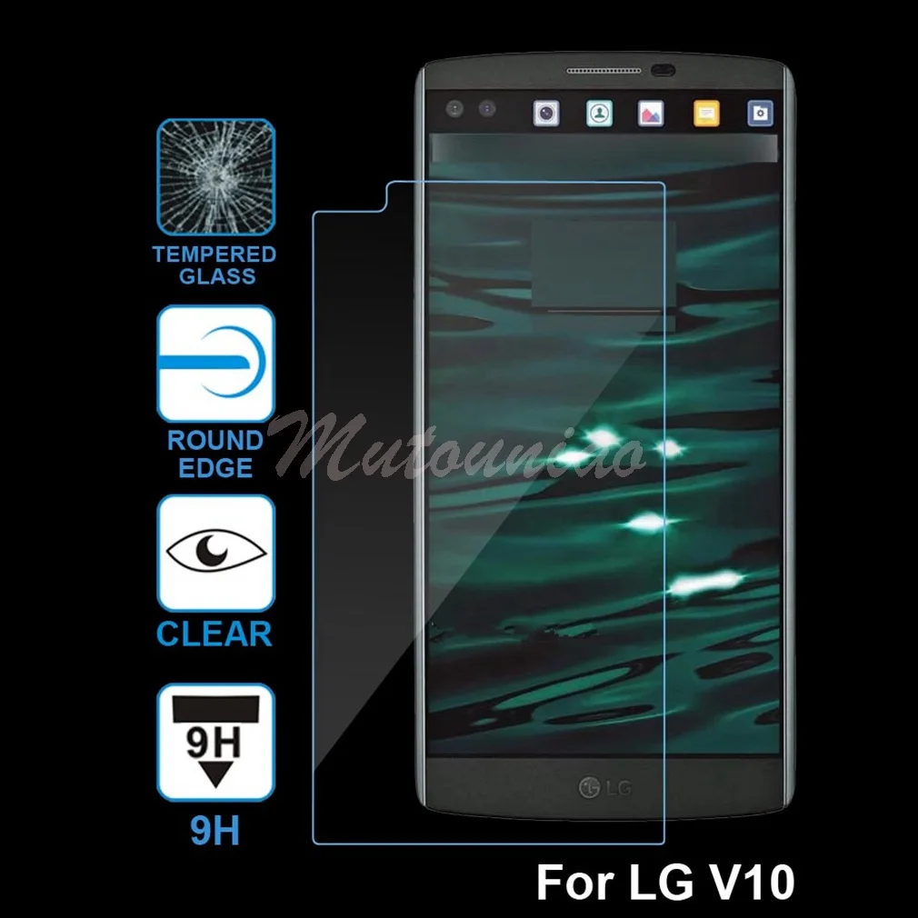 MuTouNiao For LG V10 Accesorios Clear 9H Premium Tempered Glass Screen Protector Anti-scratch Cell Phone Film For LG V10
MuTouNiao For LG V10 Accesorios Clear 9H Premium Tempered Glass Screen Protector Anti-scratch Cell Phone Film For LG V10