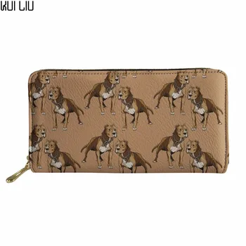 Customized Women purses canta Wallets Females Long Purse PU Leather Cash Holder Females Pitbull Lover Printing Change Pocket
Customized Women purses canta Wallets Females Long Purse PU Leather Cash Holder Females Pitbull Lover Printing Change Pocket