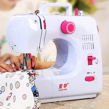Household multi-functional mini small desktop electric sewing machine FHSM-508
Household multi-functional mini small desktop electric sewing machine FHSM-508