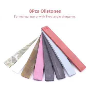 Top Quality 8Pcs/Set 8 types Whetstone Oilstone Fixed Angle Sharpener Stones grit 200#-10000# Oil Stone
Top Quality 8Pcs/Set 8 types Whetstone Oilstone Fixed Angle Sharpener Stones grit 200#-10000# Oil Stone