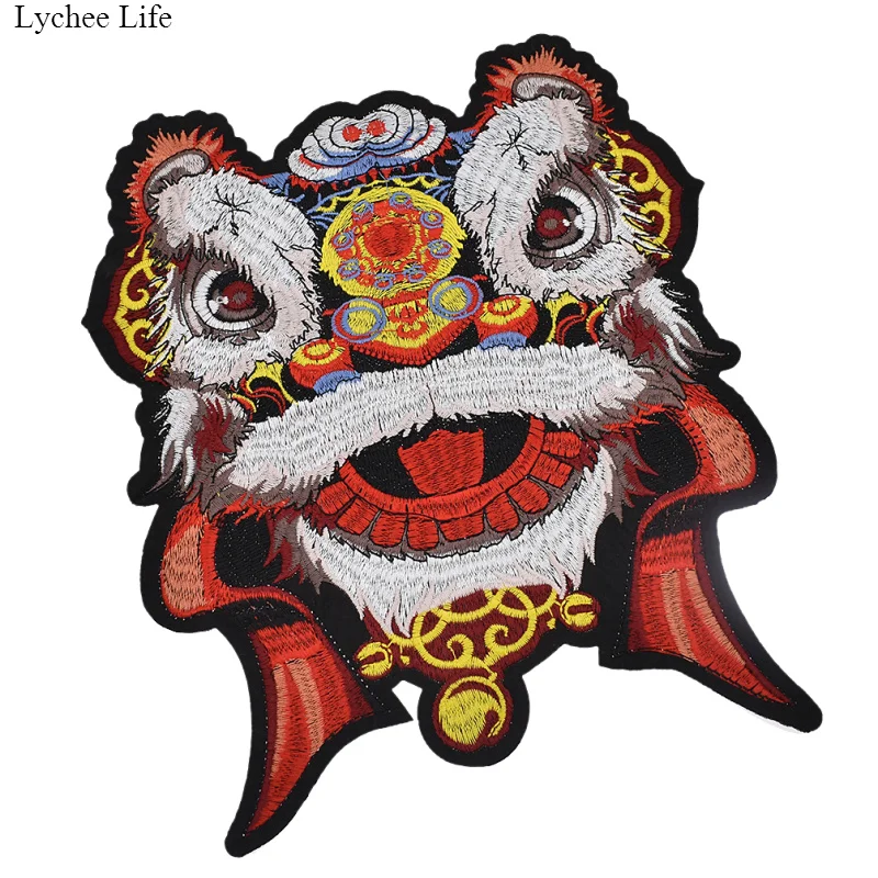 Lychee Life Large 25CM Dancing Lion Tiger Animal Patch For Clothing Applique DIY Hat Coat Dress Accessories Cloth Sticker Anima
Lychee Life Large 25CM Dancing Lion Tiger Animal Patch For Clothing Applique DIY Hat Coat Dress Accessories Cloth Sticker Anima