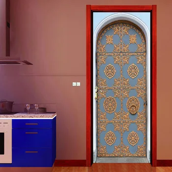 Muslim Red Blue Door Door Sticker 2Pcs/1set Home Room Door Stickers Wall Decals 38.5*200cm/pc Wall Stickers Mural Art Home Decor
Muslim Red Blue Door Door Sticker 2Pcs/1set Home Room Door Stickers Wall Decals 38.5*200cm/pc Wall Stickers Mural Art Home Decor