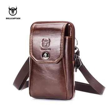 Genuine Leather Men's Waist Packs Male Phone Pouch Bags Vintage Waist Bag Small Chest Shoulder Belt Bags Cowhide Mini Waist Pack 
Genuine Leather Men's Waist Packs Male Phone Pouch Bags Vintage Waist Bag Small Chest Shoulder Belt Bags Cowhide Mini Waist Pack