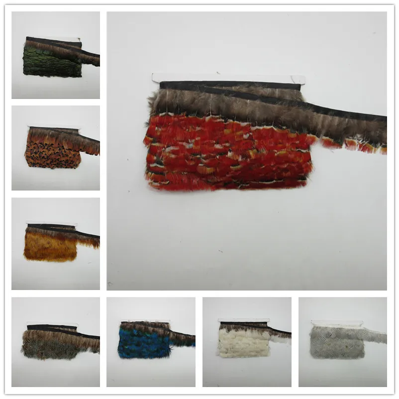 Wholesale 10 Meter Natural Pheasant Feathers Trims Fringe Ribbon Trim With Satin Ribbon Sewing Crafts Costumes decorative plumes
Wholesale 10 Meter Natural Pheasant Feathers Trims Fringe Ribbon Trim With Satin Ribbon Sewing Crafts Costumes decorative plumes