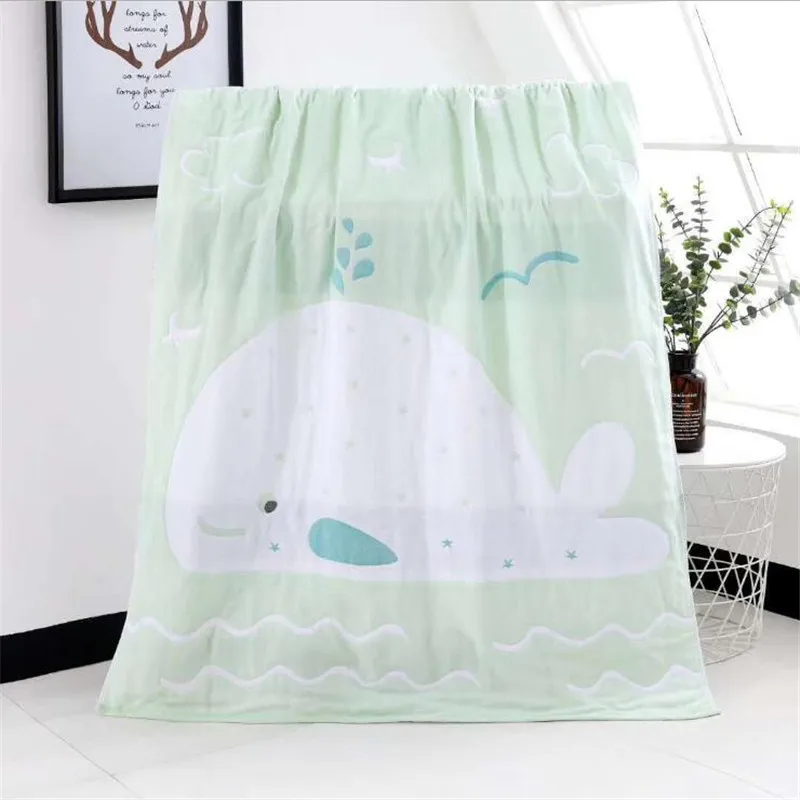 120*150CM Kids Quilts Muslin Cotton 6 Layers Thick Newborn Colcha Autumn Baby Bedding Quilts blanket edredon cuna bebe kołdra
120*150CM Kids Quilts Muslin Cotton 6 Layers Thick Newborn Colcha Autumn Baby Bedding Quilts blanket edredon cuna bebe kołdra