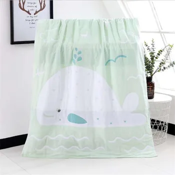 120*150CM Kids Quilts Muslin Cotton 6 Layers Thick Newborn Colcha Autumn Baby Bedding Quilts blanket edredon cuna bebe kołdra
120*150CM Kids Quilts Muslin Cotton 6 Layers Thick Newborn Colcha Autumn Baby Bedding Quilts blanket edredon cuna bebe kołdra