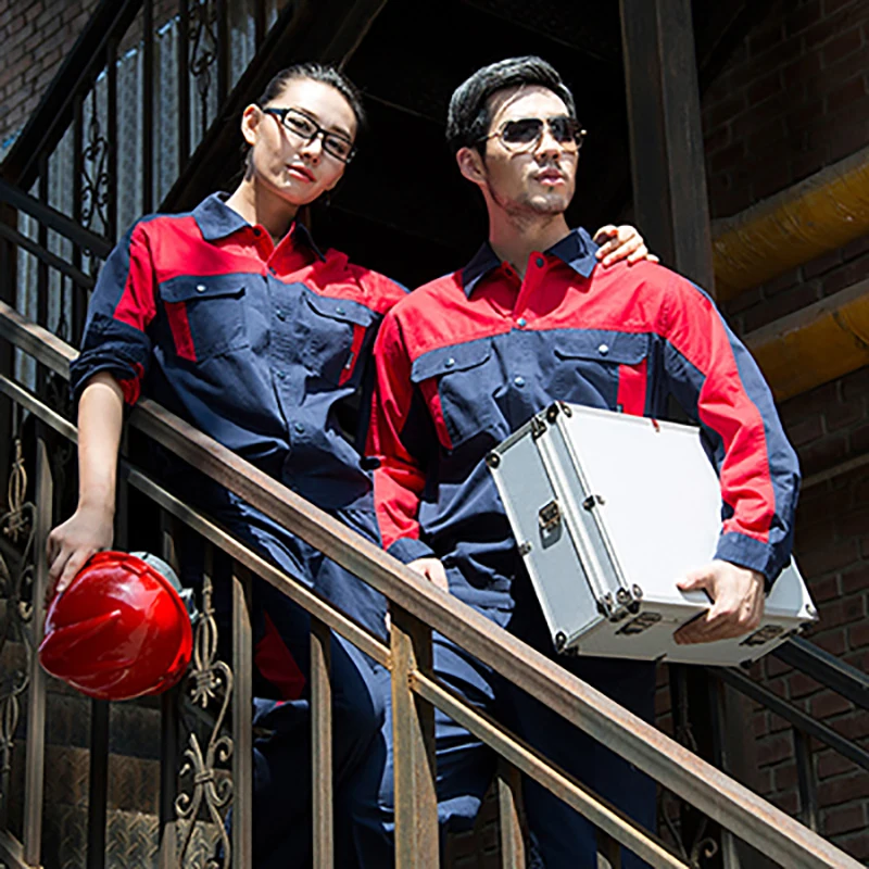 Men Women Workwear Suit Long Sleeve Jacket and Work Pants Safety Working Cloth For Factory Workers Car Repairman
Men Women Workwear Suit Long Sleeve Jacket and Work Pants Safety Working Cloth For Factory Workers Car Repairman