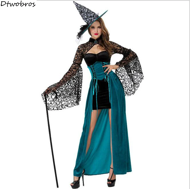 New Sexy Witch Costume Deluxe Adult Womens Magic Moment Costume Evil Witch Halloween Fancy Dress
New Sexy Witch Costume Deluxe Adult Womens Magic Moment Costume Evil Witch Halloween Fancy Dress