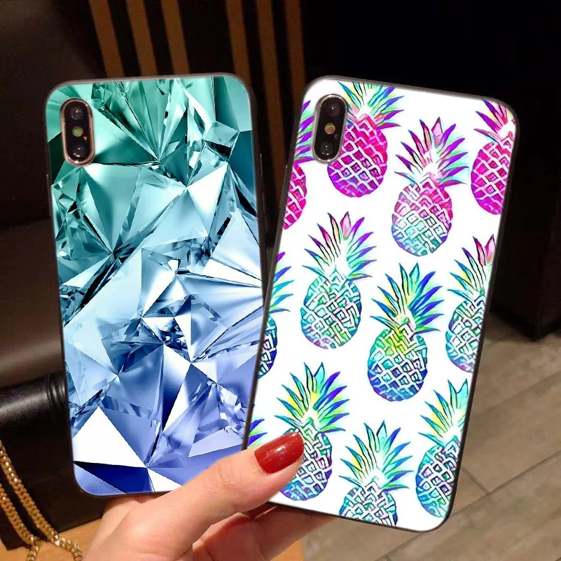 Tpu Silicone Phone Case For iPhone 7 8 Plus XS MAX XR printed crystal Pineapple back Cover For iPhone X 6 6S Plus Coque Fundas
Tpu Silicone Phone Case For iPhone 7 8 Plus XS MAX XR printed crystal Pineapple back Cover For iPhone X 6 6S Plus Coque Fundas