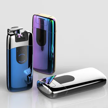 Primo New Dual Arc USB Rechargeable Electronic Lighter LED Screen Cigarette Plasma Induction Palse Pulse Thunder Lighter
Primo New Dual Arc USB Rechargeable Electronic Lighter LED Screen Cigarette Plasma Induction Palse Pulse Thunder Lighter