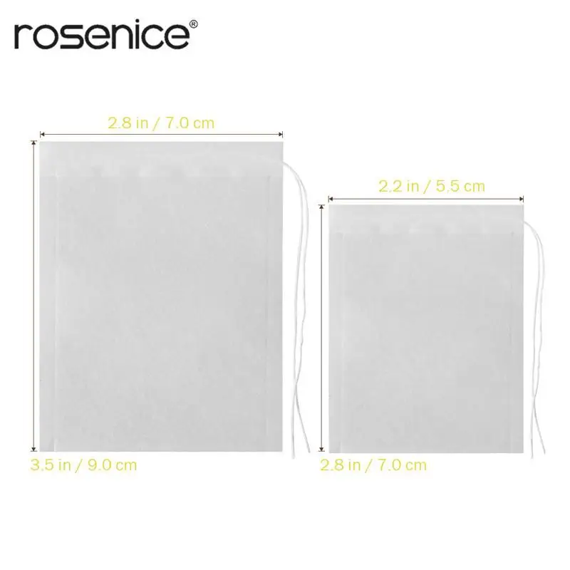 200pcs Non-Woven Fabrics Tea Bag Drawstring Teabags Filter Paper Empty Tea Pouch Bags for Loose Leaf Tea Powder Herbs
200pcs Non-Woven Fabrics Tea Bag Drawstring Teabags Filter Paper Empty Tea Pouch Bags for Loose Leaf Tea Powder Herbs