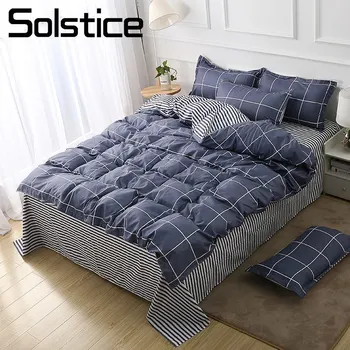 Solstice Home Textile King Queen Full Twin Bed Linens Plaid Stripe Pillowcase Flat Sheet Duvet Cover Boy Adult Girl Bedding Sets
Solstice Home Textile King Queen Full Twin Bed Linens Plaid Stripe Pillowcase Flat Sheet Duvet Cover Boy Adult Girl Bedding Sets