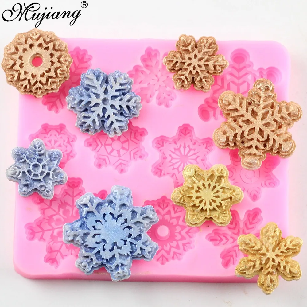 DIY Christmas Cake Decoration Snowflake Lace Chocolate Silicone Mold Fondant Cake Decorating Tools Cupcake Baking Candy Mould
DIY Christmas Cake Decoration Snowflake Lace Chocolate Silicone Mold Fondant Cake Decorating Tools Cupcake Baking Candy Mould
