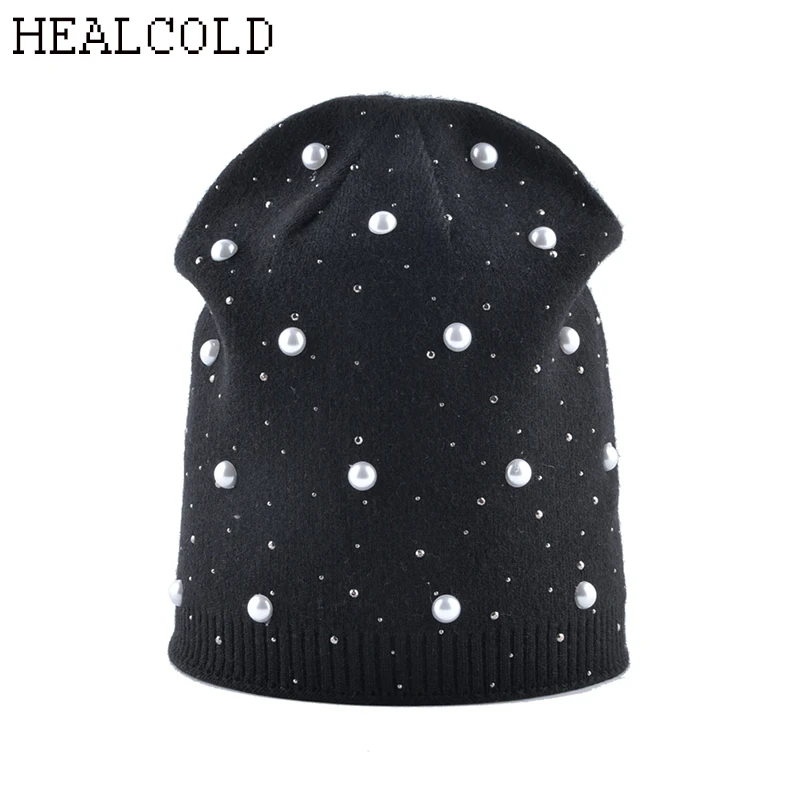 2019 Winter Beanie Hats For Women rhinestones Pearls Wool Knitted Beanie Hats Women's Cap bonnet femme Skullies Beanies
2019 Winter Beanie Hats For Women rhinestones Pearls Wool Knitted Beanie Hats Women's Cap bonnet femme Skullies Beanies