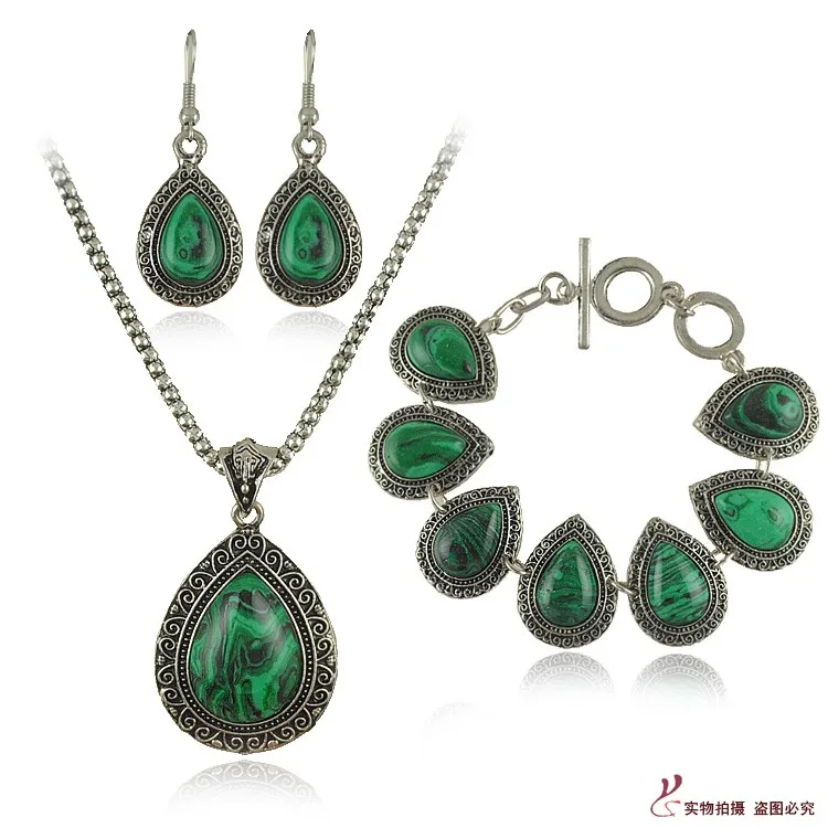Natural Green Malachite Stone Necklace Set Women Water Drop Stone Earrings Bracelets Wedding Jewelry Sets 2017 Fashion Jewelry
Natural Green Malachite Stone Necklace Set Women Water Drop Stone Earrings Bracelets Wedding Jewelry Sets 2017 Fashion Jewelry