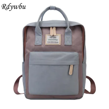 Rdywbu Multifunction Ulzzang Backpack New Teenagers School Bag Girls Big Capacity Travel Bag Patchwork Laptop Bag Mochilas B344
Rdywbu Multifunction Ulzzang Backpack New Teenagers School Bag Girls Big Capacity Travel Bag Patchwork Laptop Bag Mochilas B344