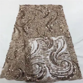 2019 high quality sequence French Nigerian sequins/beaded net lace,African tulle mesh sequence lace fabric for dress 5yards/lot
2019 high quality sequence French Nigerian sequins/beaded net lace,African tulle mesh sequence lace fabric for dress 5yards/lot