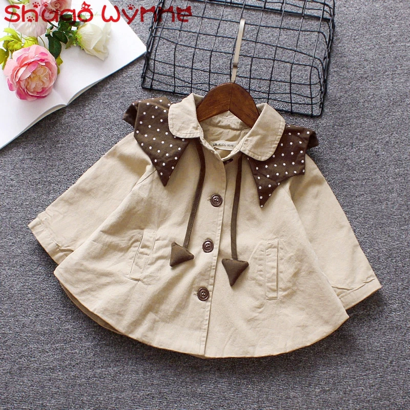 Autumn Baby Girls Turn-down Collar Star Polka Dot Long Sleeve Princess Trench Outerwear Kids Jacket Coat casaco
Autumn Baby Girls Turn-down Collar Star Polka Dot Long Sleeve Princess Trench Outerwear Kids Jacket Coat casaco