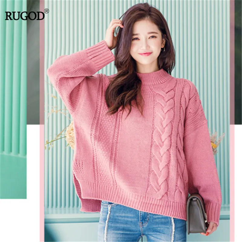RUGOD Women Pullover Solid Hemp Pattern Split 2019 Autumn And Winter New Preppy Style Plus Size Winter Tops
RUGOD Women Pullover Solid Hemp Pattern Split 2019 Autumn And Winter New Preppy Style Plus Size Winter Tops