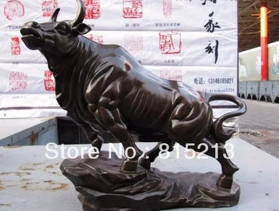 wang 000272 12 Chinese Pure Bronze Copper Feng Shui wealth Money cow OX Bull Art Statue
wang 000272 12 Chinese Pure Bronze Copper Feng Shui wealth Money cow OX Bull Art Statue