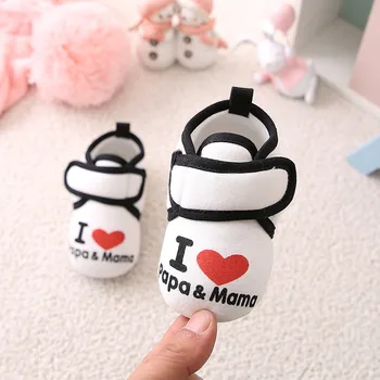 Toddler Newborn baby Shoes Infant Kids Boy Girl i love mama papa print Soft Sole CottonFirst Walkers Shoes 0-18 Months
Toddler Newborn baby Shoes Infant Kids Boy Girl i love mama papa print Soft Sole CottonFirst Walkers Shoes 0-18 Months