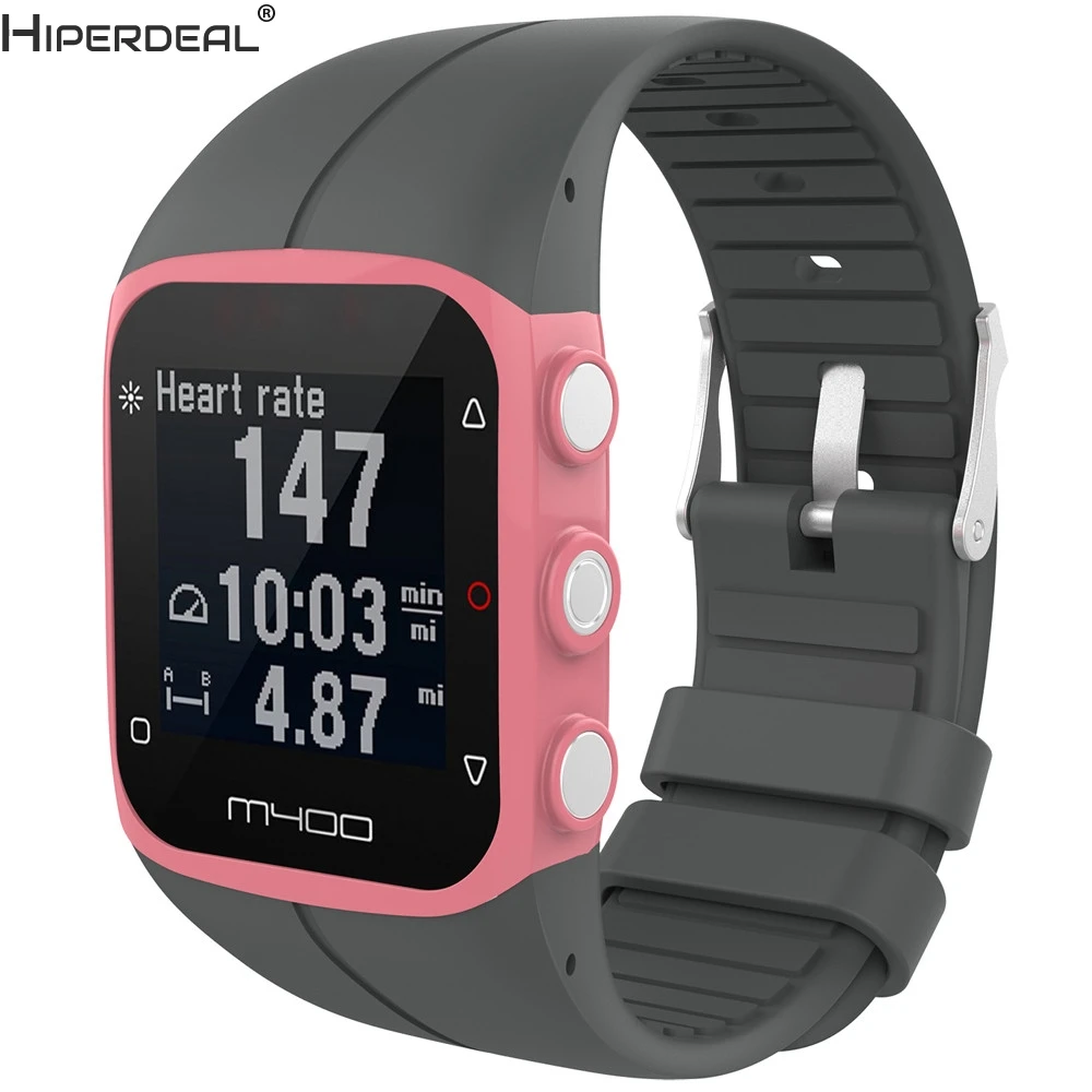 HIPERDEAL Soft Silicone Rubber Watch Band Wrist Strap For Polar M400 M430 Fitness watch
HIPERDEAL Soft Silicone Rubber Watch Band Wrist Strap For Polar M400 M430 Fitness watch