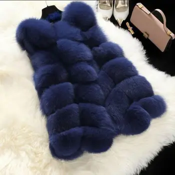 High quality Fur Vest coat Luxury Faux Fox Warm Women Coat Vests Winter Fashion furs Women's Coats Jacket Gilet Veste
High quality Fur Vest coat Luxury Faux Fox Warm Women Coat Vests Winter Fashion furs Women's Coats Jacket Gilet Veste