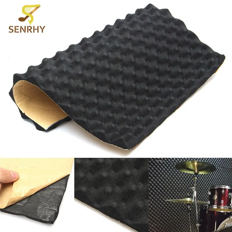 1Pcs 50x50cmx20mm Sound Absorber Acoustic Foam Self-adhesive Rubber Soundproof Foam For Practicing Piano Drum Room Accessories
1Pcs 50x50cmx20mm Sound Absorber Acoustic Foam Self-adhesive Rubber Soundproof Foam For Practicing Piano Drum Room Accessories